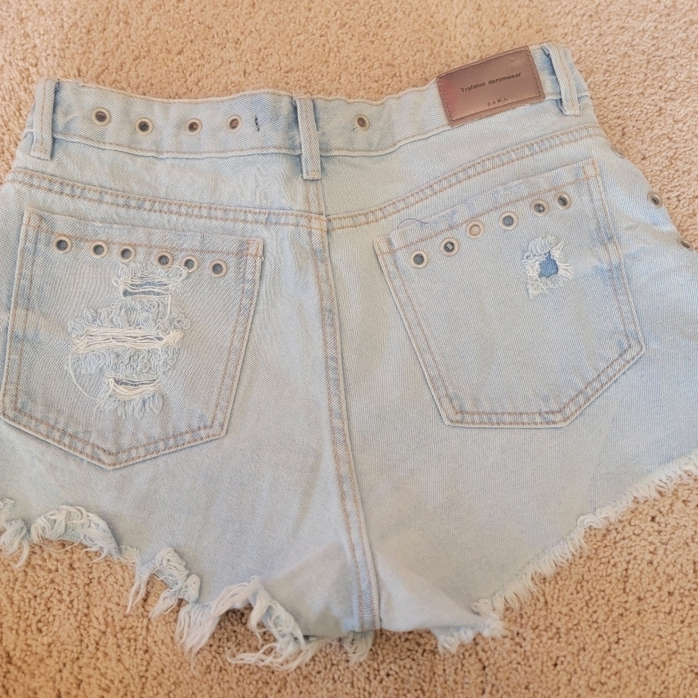 Zara Denim Shorts 6 - Picture 10 of 11